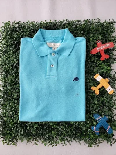 Camiseta Aeropostale para caballero color celeste