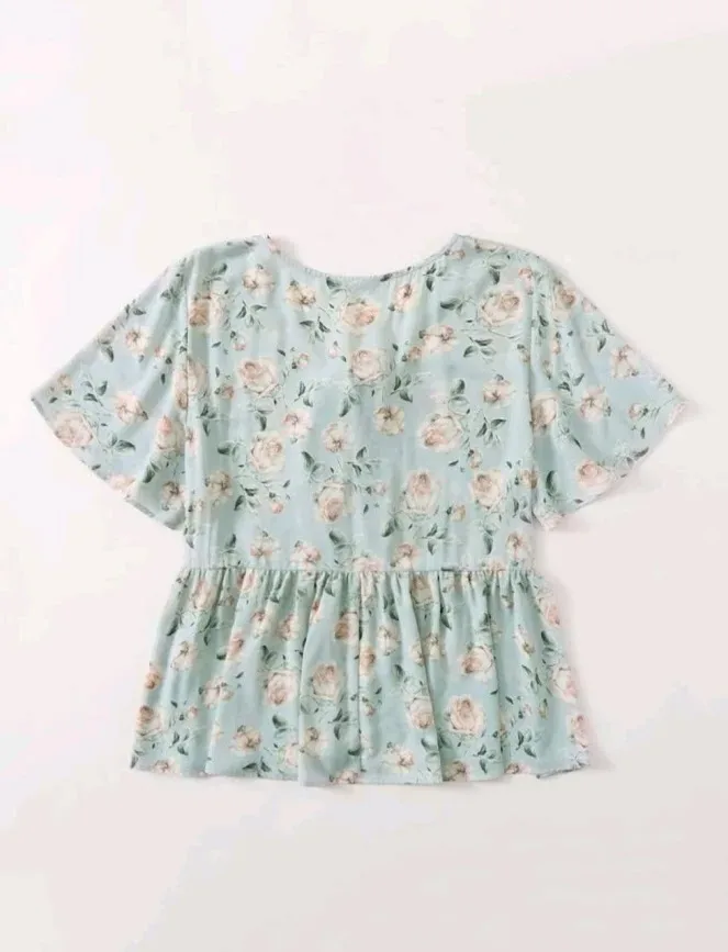 Blusa para dama color celeste
