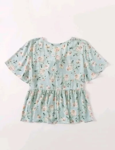 Blusa para dama color celeste
