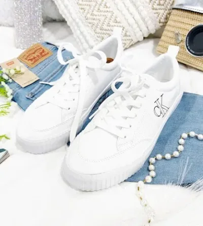 Tenis Calvin KlEIN para dama color blanco