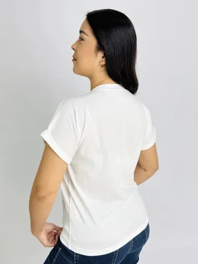 Blusa color blanco para Dama