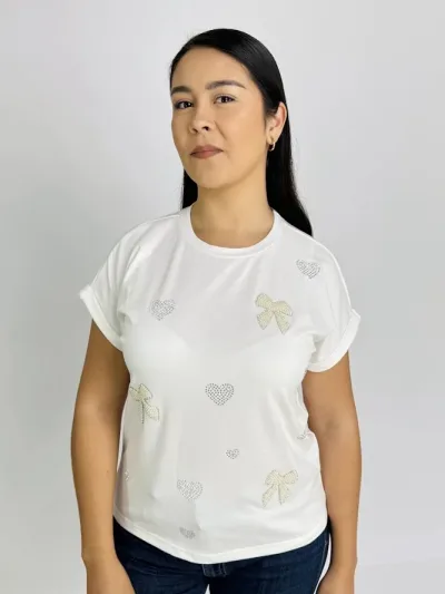 Blusa color blanco para Dama