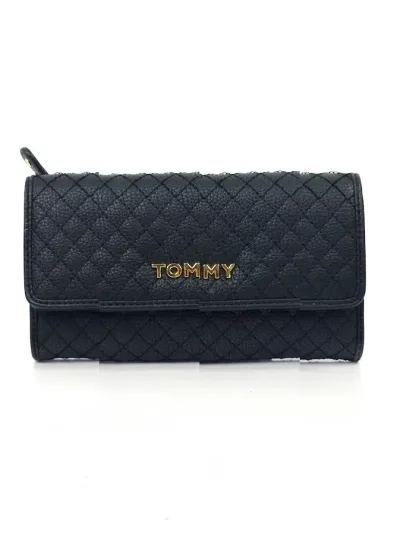 Cartera Tommy Hilfiger para dama color negro