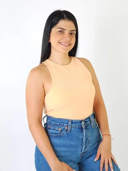 Blusa para dama color melón