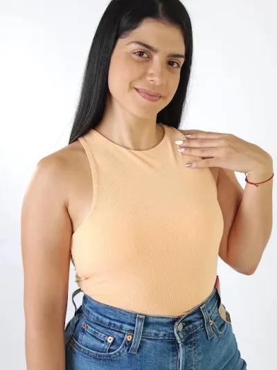 Blusa para dama color melón