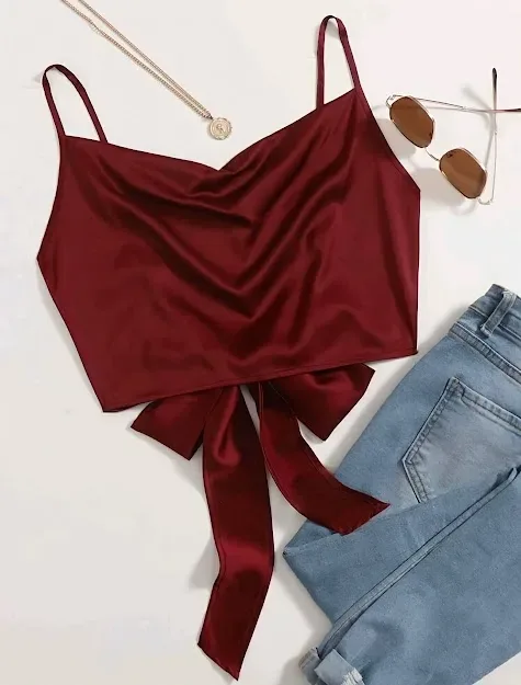 Blusa para dama color vino
