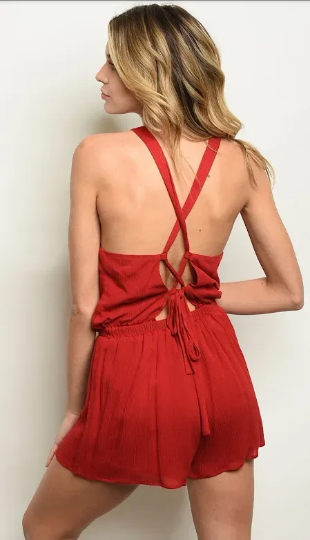 Enterizo Cefian para dama color rojo