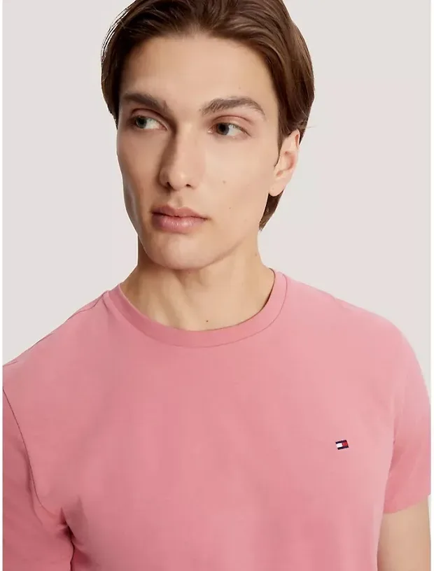 Camiseta Tommy Hilfiger para caballero color salmón