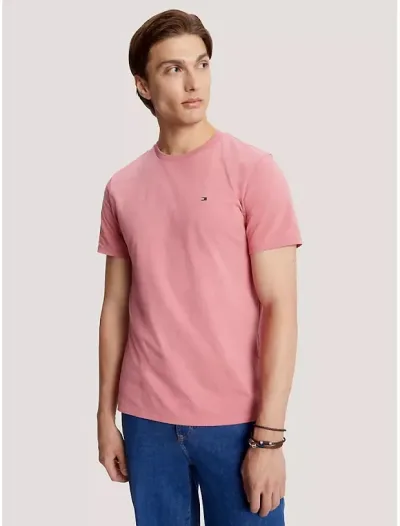 Camiseta Tommy Hilfiger para caballero color salmón