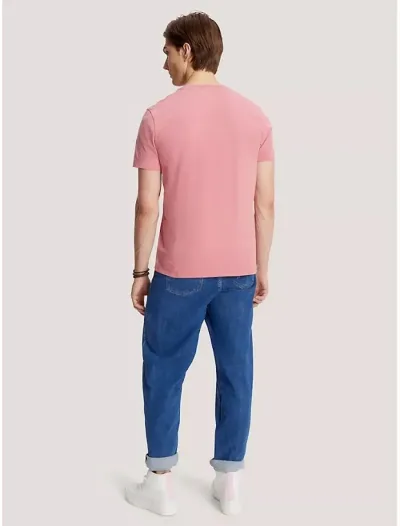 Camiseta Tommy Hilfiger para caballero color salmón