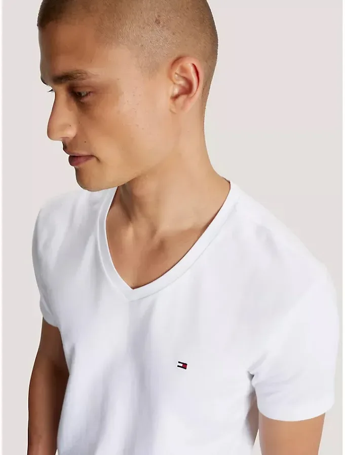 Camiseta Tommy Hilfiger para caballero color blanco