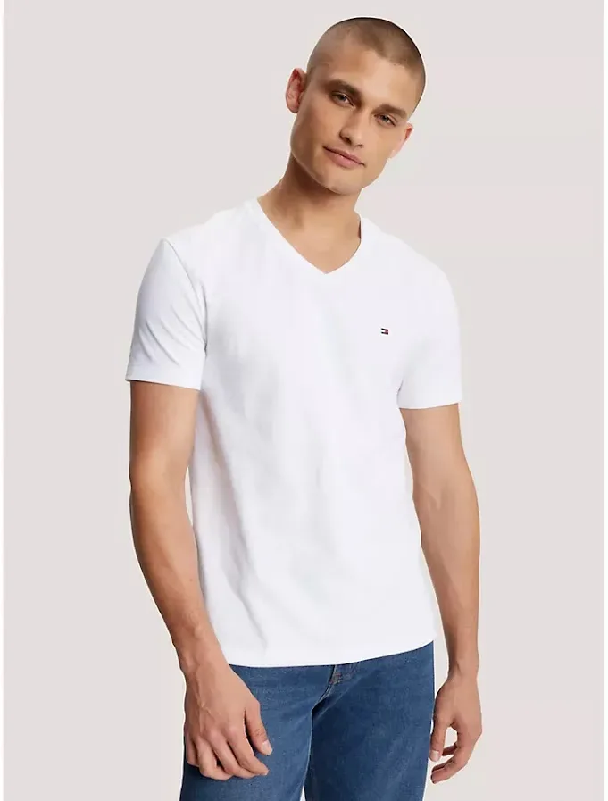 Camiseta Tommy Hilfiger para caballero color blanco
