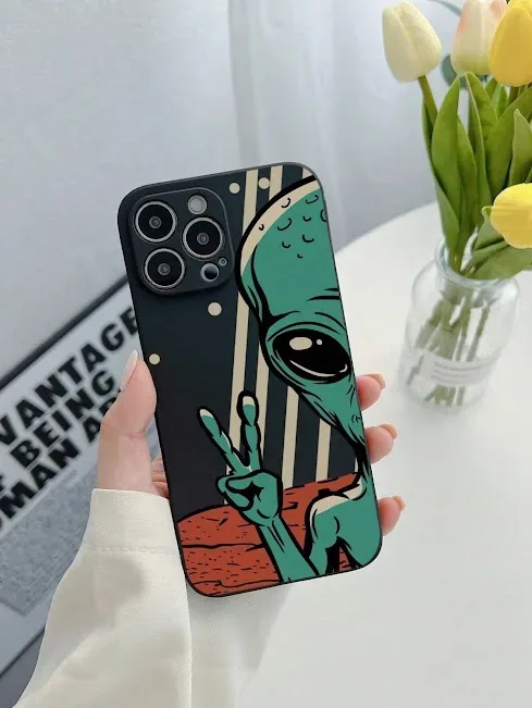 Funda para celular con diseño de Alien
