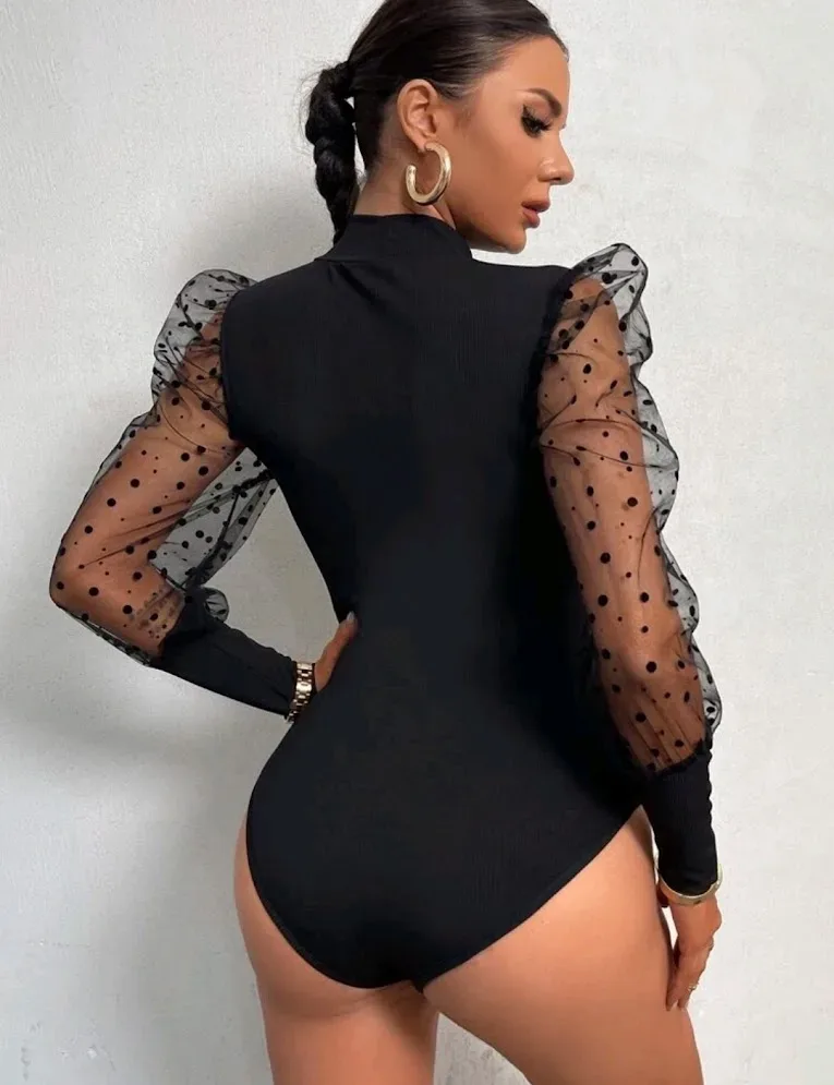 Body para dama color negro