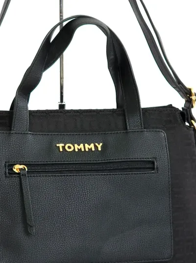 Bolso de hombro Tommy Hilfiger para dama color negro