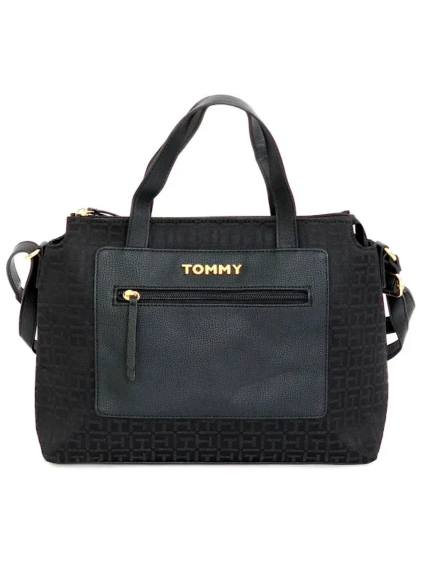 Bolso de hombro Tommy Hilfiger para dama color negro