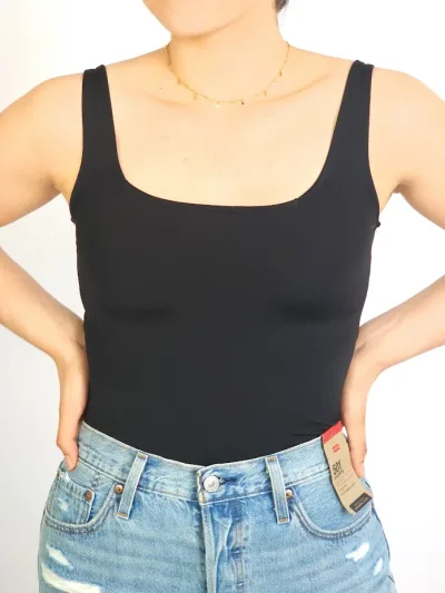 Body para dama color negro