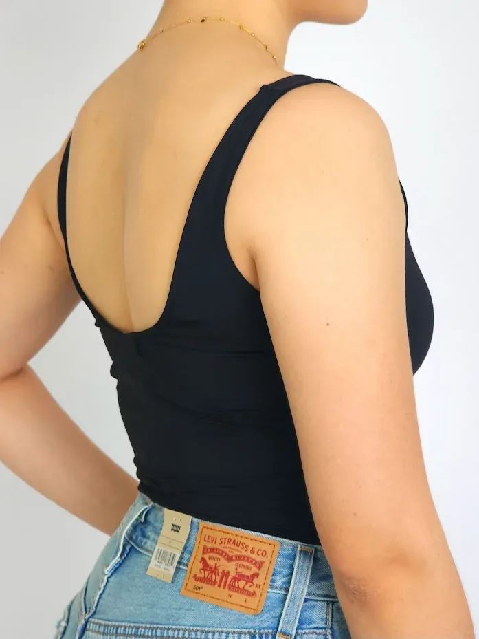 Body para dama color negro