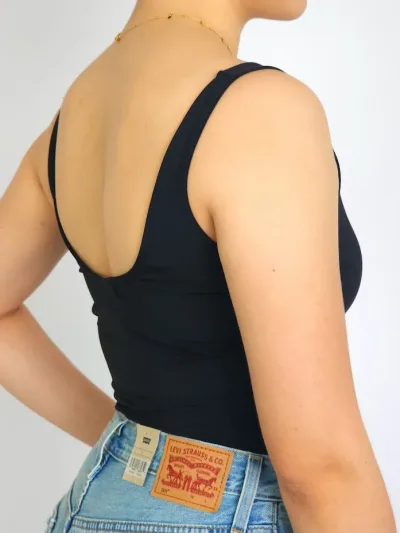 Body para dama color negro