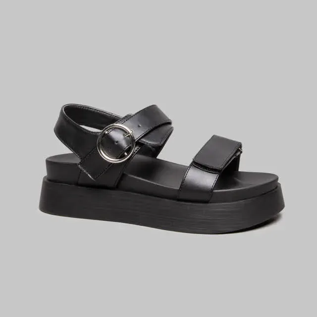 Sandalias Coral para dama color negro KATE