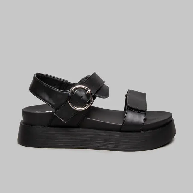 Sandalias Coral para dama color negro KATE