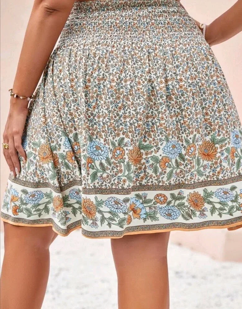 Enagua para dama  diseño floral