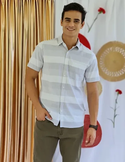 Camisa Micros para caballero a rayas