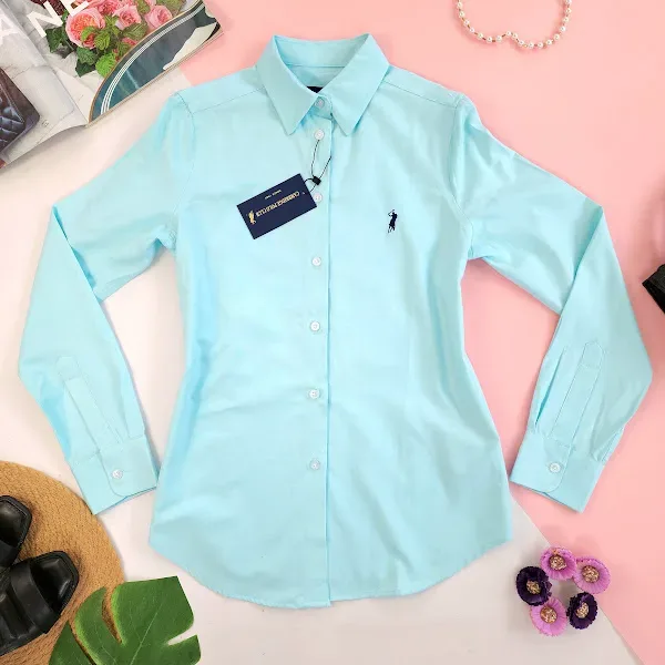 Camisa manga larga Cambridge Polo Club para dama
