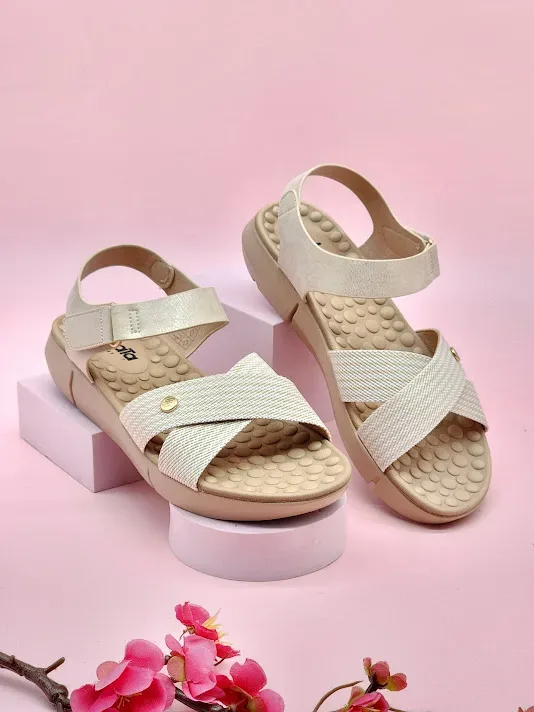 Sandalias Sabata para dama loren-2512 BEIGE