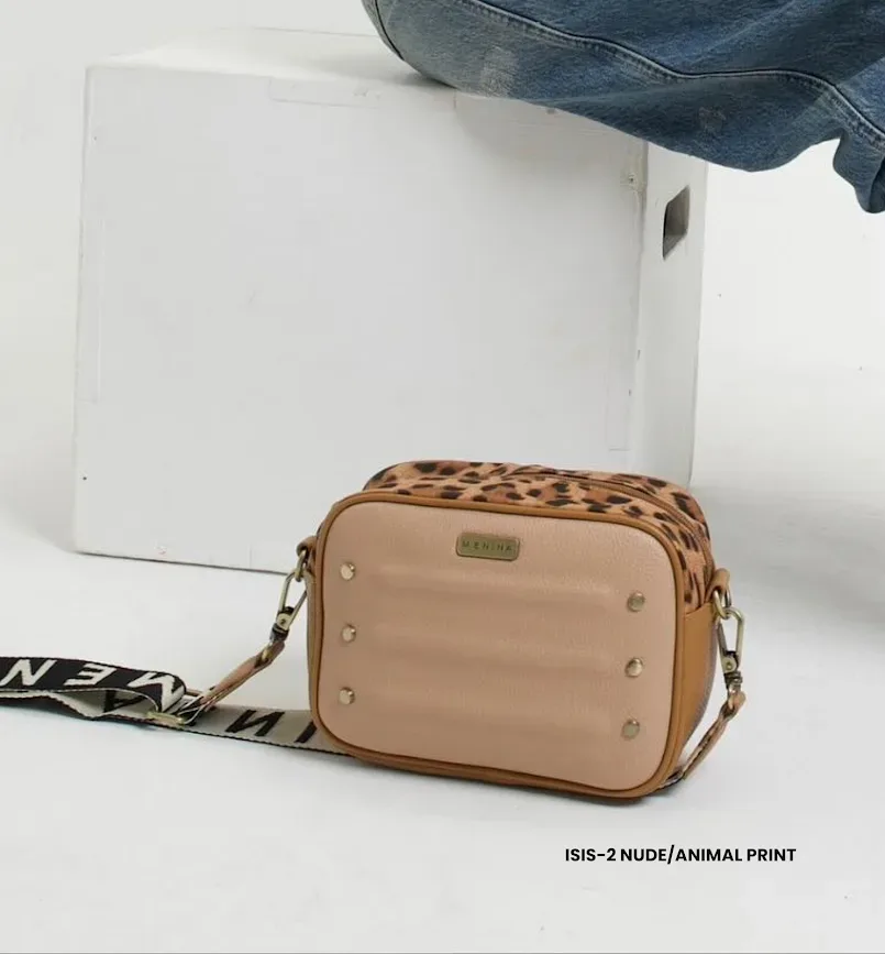 Bolso Menina para dama ISIS-2 NUDE/ANIMAL PRINT