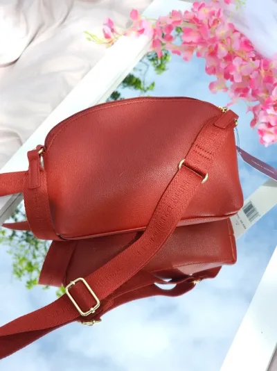 Bolso Tommy Hilfiger para dama color rojo