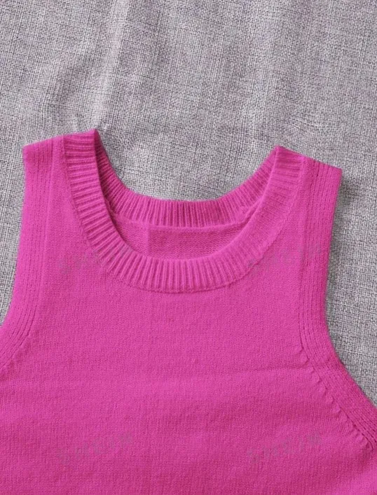 Crop top para dama color fucsia
