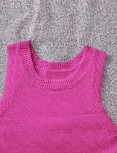 Crop top para dama color fucsia