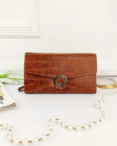 Cartera para dama color café