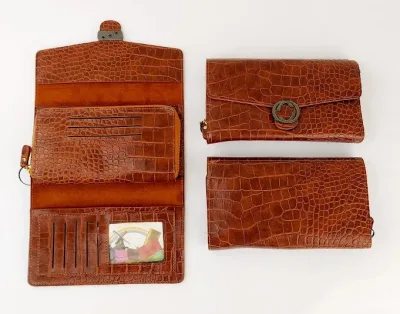 Cartera para dama color café