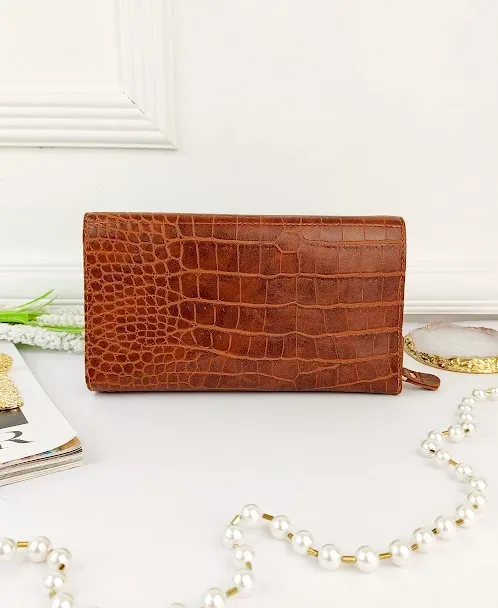 Cartera para dama color café