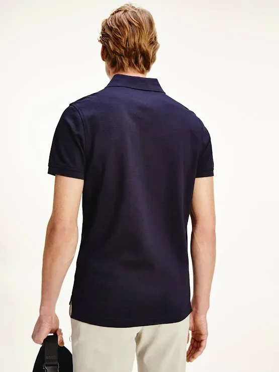 Camiseta Tommy Hilfiger Slim Fit para caballero color azul oscuro