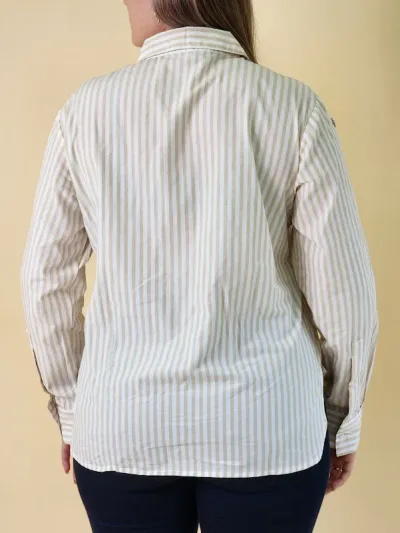 Camisa Estivaneli para dama WRFW-73029 COLOR BEIGE