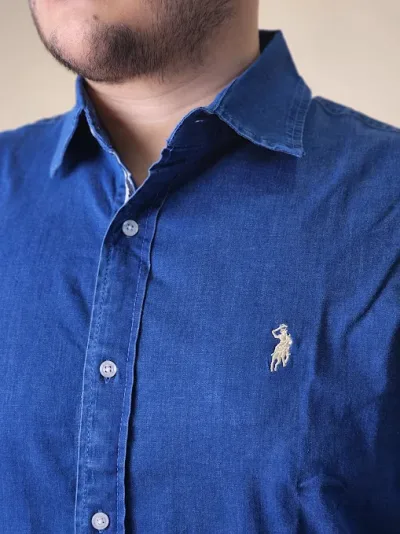 Camisa Cambridge Polo Club para caballero CP-24-063661H COLOR AZUL