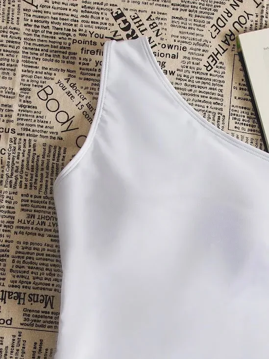 Vestido de baño para dama color blanco