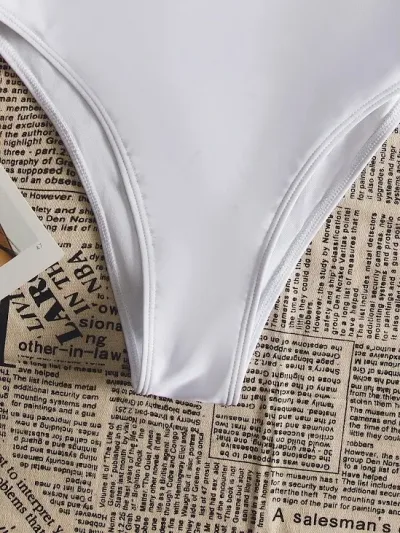 Vestido de baño para dama color blanco