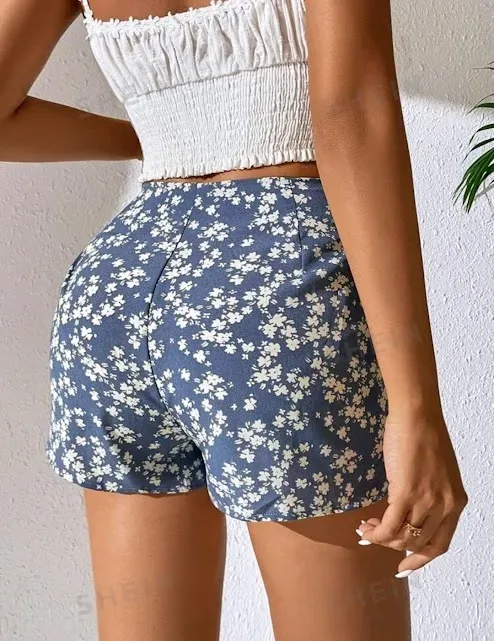 Short enagua para dama color celeste