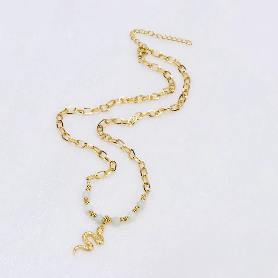Collar para dama de acero inoxidable