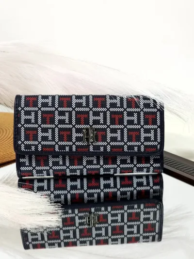 Cartera Tommy Hilfiger para dama color azul