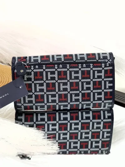 Cartera Tommy Hilfiger para dama color azul
