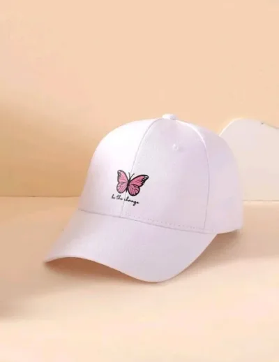 Gorra para dama color blanco