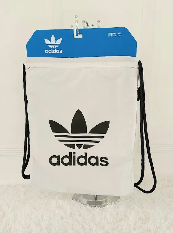 Bolso Adidas para caballero color blanco