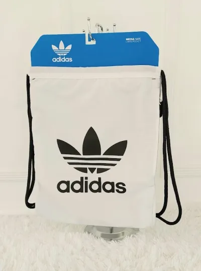 Bolso Adidas para caballero color blanco