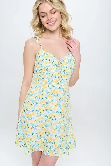 Vestido para dama diseño floral multicolor