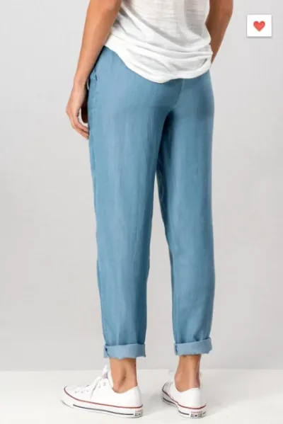 Pantalón para dama color celeste mezclilla